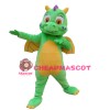 Affordable Green Dragon Mascot Costume