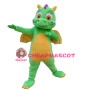 Affordable Green Dragon Mascot Costume