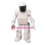 Superb White Robot Mascot Costume