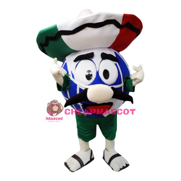 Mexico Theme Globe Mascot Costume