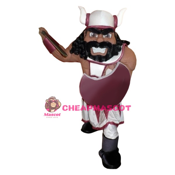 Superb Power Warrior Mascot Costume