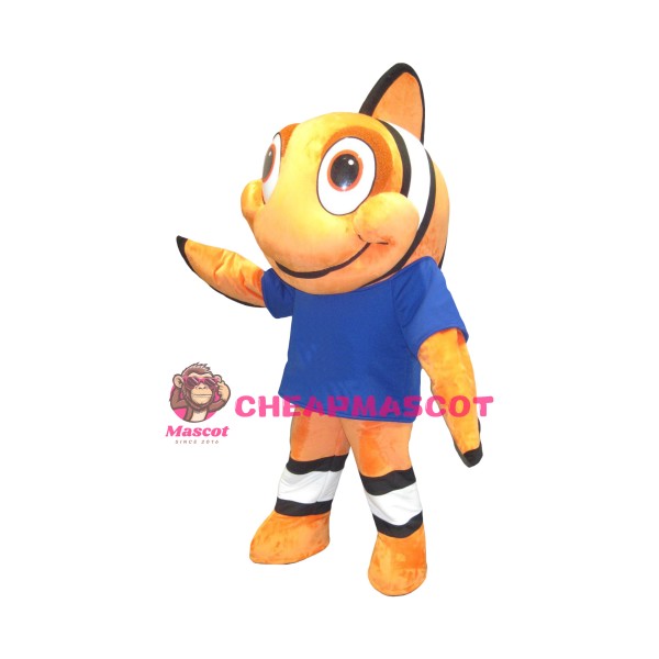Superb Goldfish Mascot Costume