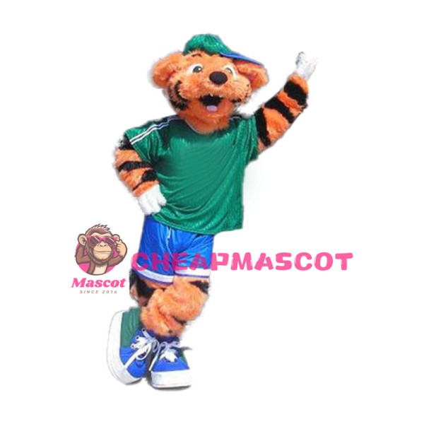 Young Sport Tiger Mascot Costume