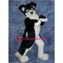 Black Border Collie Husky Dog Mascot Costume