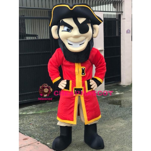 Superb Lightweight Pirate Mascot Costume