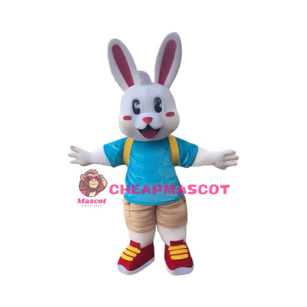 Lovely White Rabbit Mascot Costume