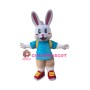 Lovely White Rabbit Mascot Costume