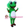 Cartoon Frog Mascot Costume