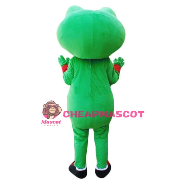 Cartoon Frog Mascot Costume