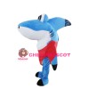 Super Cute Blue Shark Mascot Costume