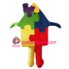Colorful House Mascot Costume
