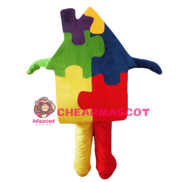 Colorful House Mascot Costume