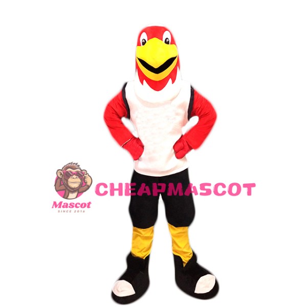College Red Eagle Mascot Costume