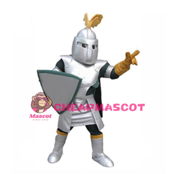 Sliver College Knight Mascot Costume