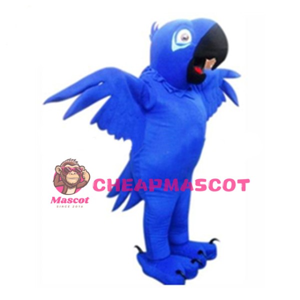 Blue Parrot Mascot Costume