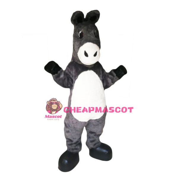 Gray Donkey Mascot Costume