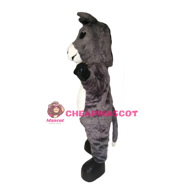 Gray Donkey Mascot Costume