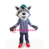 College Lightweight Raccoon Mascot Costume