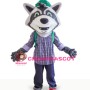 College Lightweight Raccoon Mascot Costume