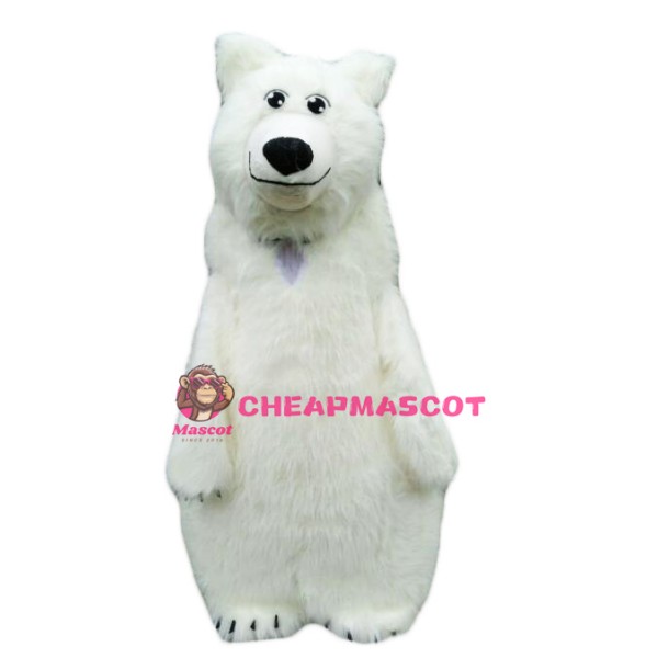 Super Cute Polar Bear Mascot Costume