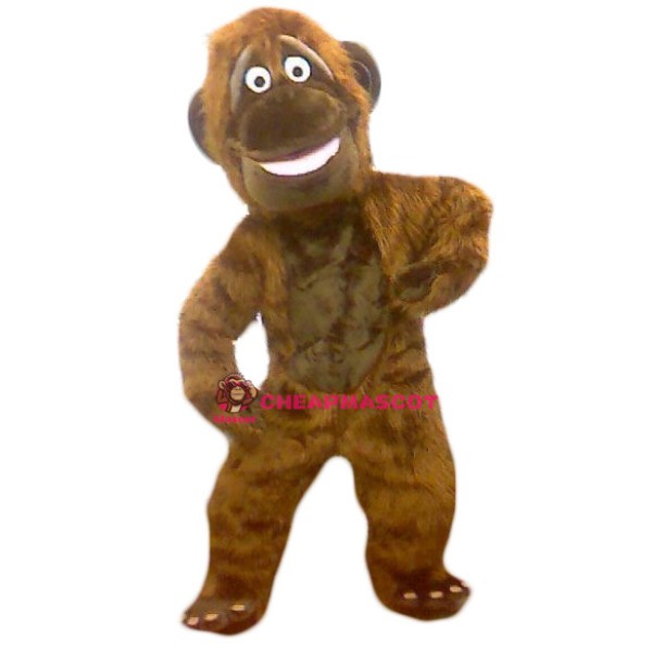 Brown Monkey Mascot Costume