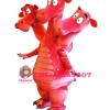 Three Head Dragon Mascot Costume