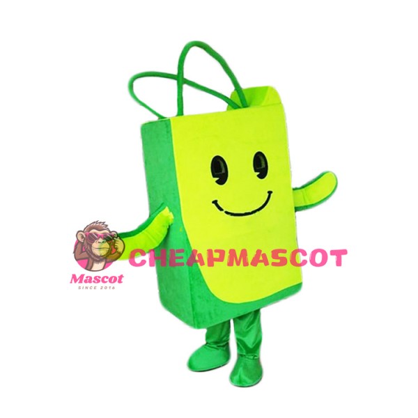Green Bag Mascot Costume