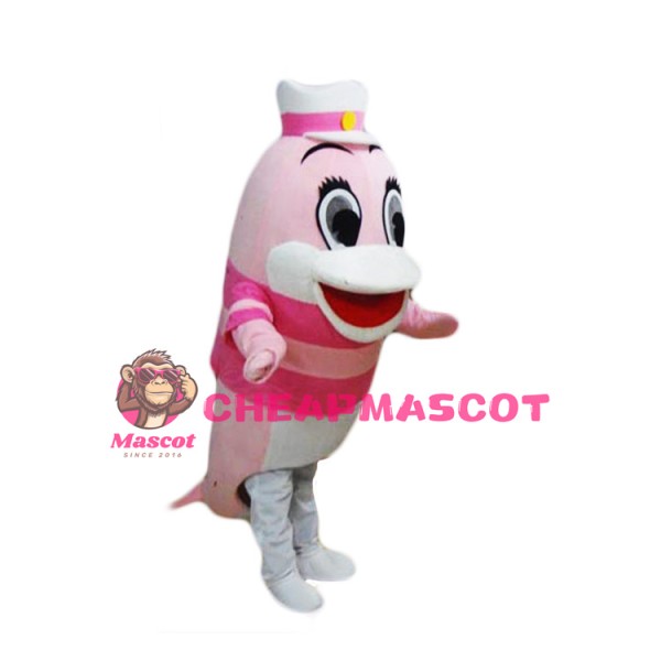 Cartoon Dolphin Carnival Mascot Costume