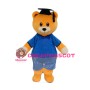 Graduation Doctor Bear Mascot Costume