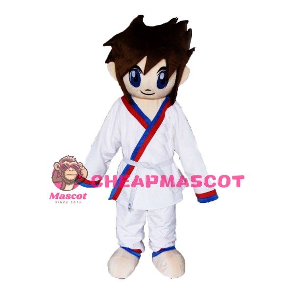 Taekwondo Boy Mascot Costume