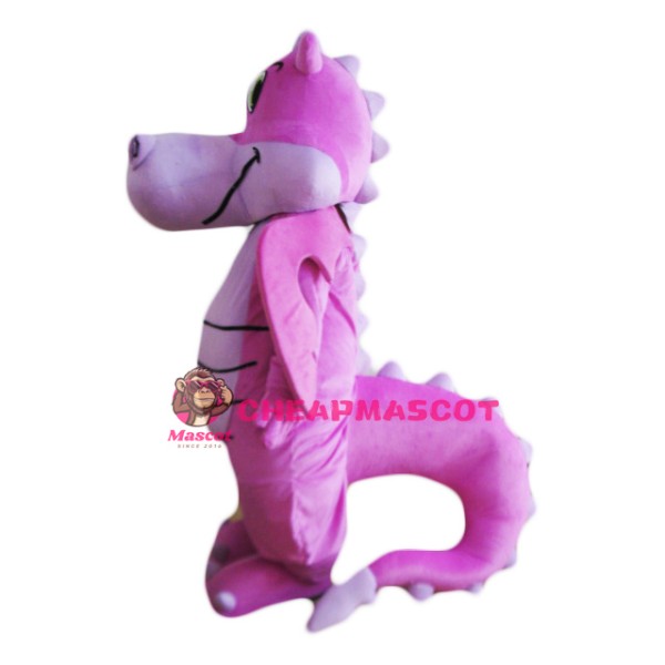 Pink Lightweight Dragon Mascot Costume