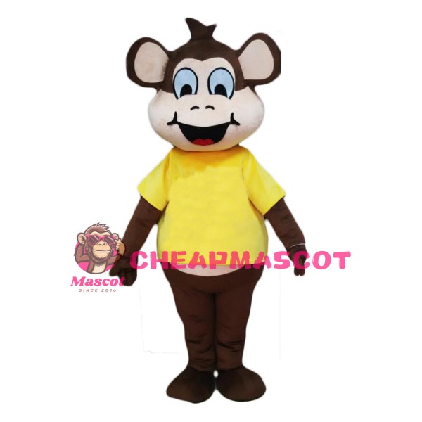 Brown Monkey Mascot Costume