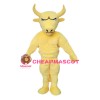 Power Yellow Bull Mascot Costume