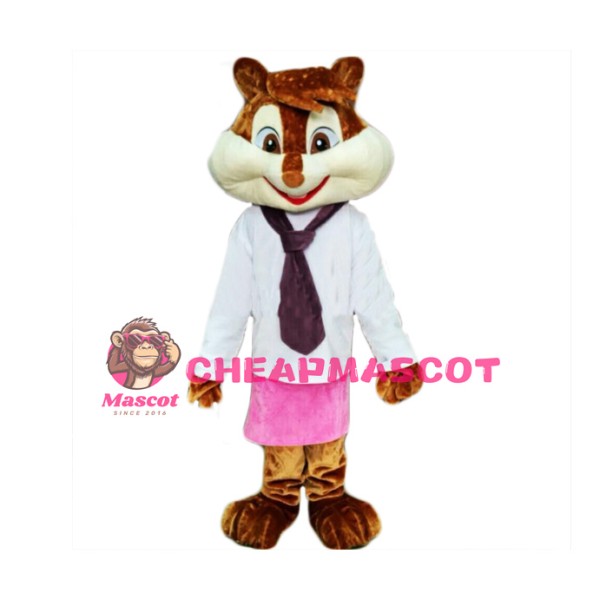 Lady Chipmunk Mascot Costume