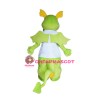 Happy Lightweight Green Dragon Mascot Costume