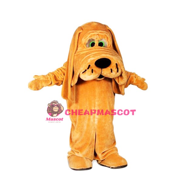 Shar Pei Dog Mascot Costume