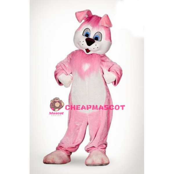 Pink Lightweight Rabbit Mascot Costume