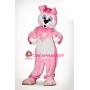 Pink Lightweight Rabbit Mascot Costume