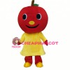 Smile Red Apple Mascot Costume