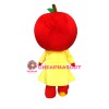 Smile Red Apple Mascot Costume