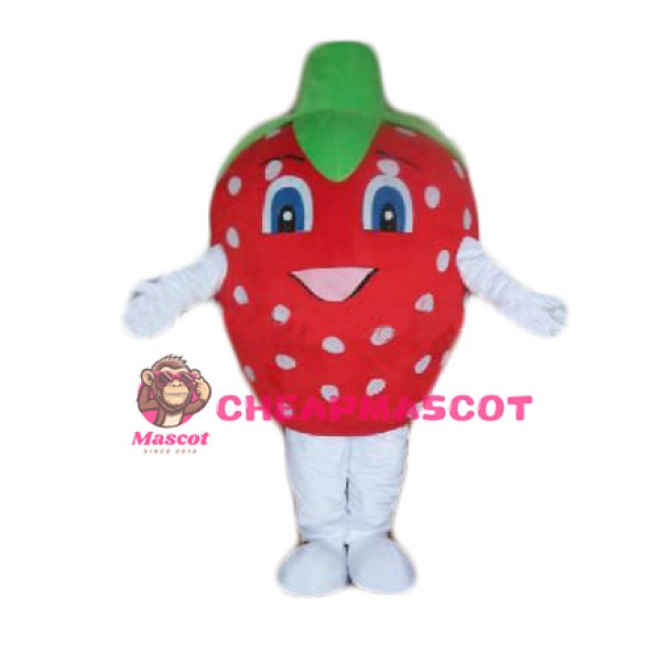 Happy Lightweight Strawberry Mascot Costume