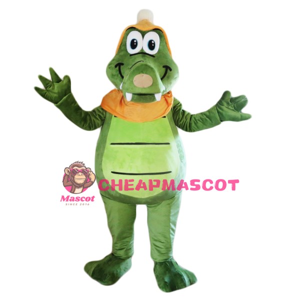 Happy Lightweight Crocodile Mascot Costume