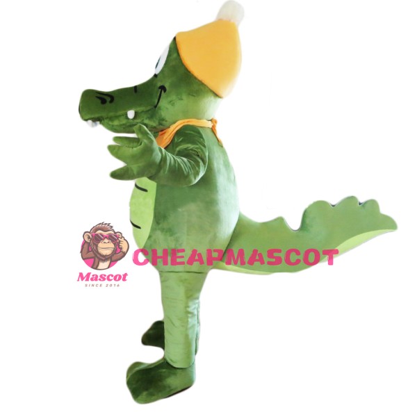 Happy Lightweight Crocodile Mascot Costume