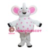 Pink Spotted Mascot Costume