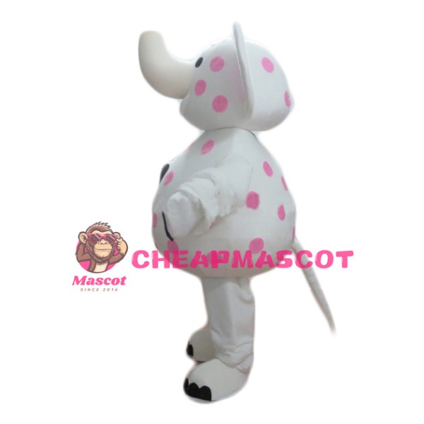 Pink Spotted Mascot Costume