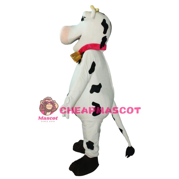 Happy Lightweight Milk Cow Mascot Costume