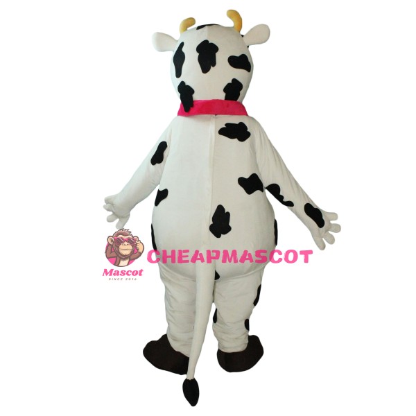 Happy Lightweight Milk Cow Mascot Costume