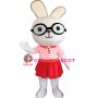 White Rabbit Mascot Costume