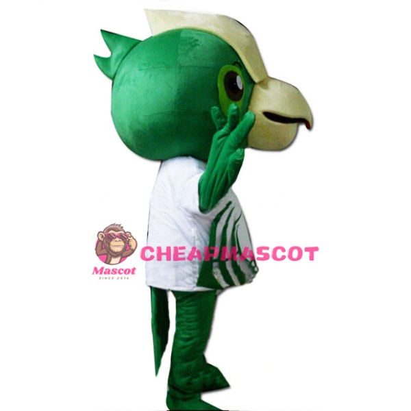 Green Lightweight Parrot Bird Mascot Costume