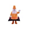 Traffic Cone Mascot Costume
